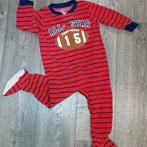 Carter's Boy 1 Piece Footie PJs 12 mths